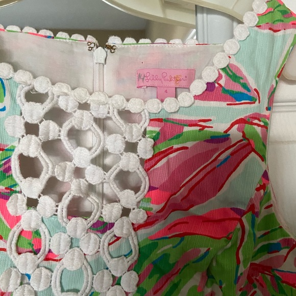 Lilly Pulitzer Rosie Shift Dress In the Vias Sz 4 - Picture 4 of 7